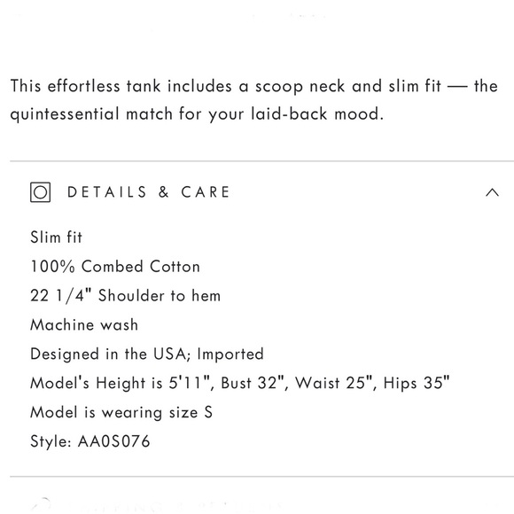 Three Dots Essential Heritage Knit Slim Fit Granite (Gray) Rocker Tank M - Picture 13 of 13